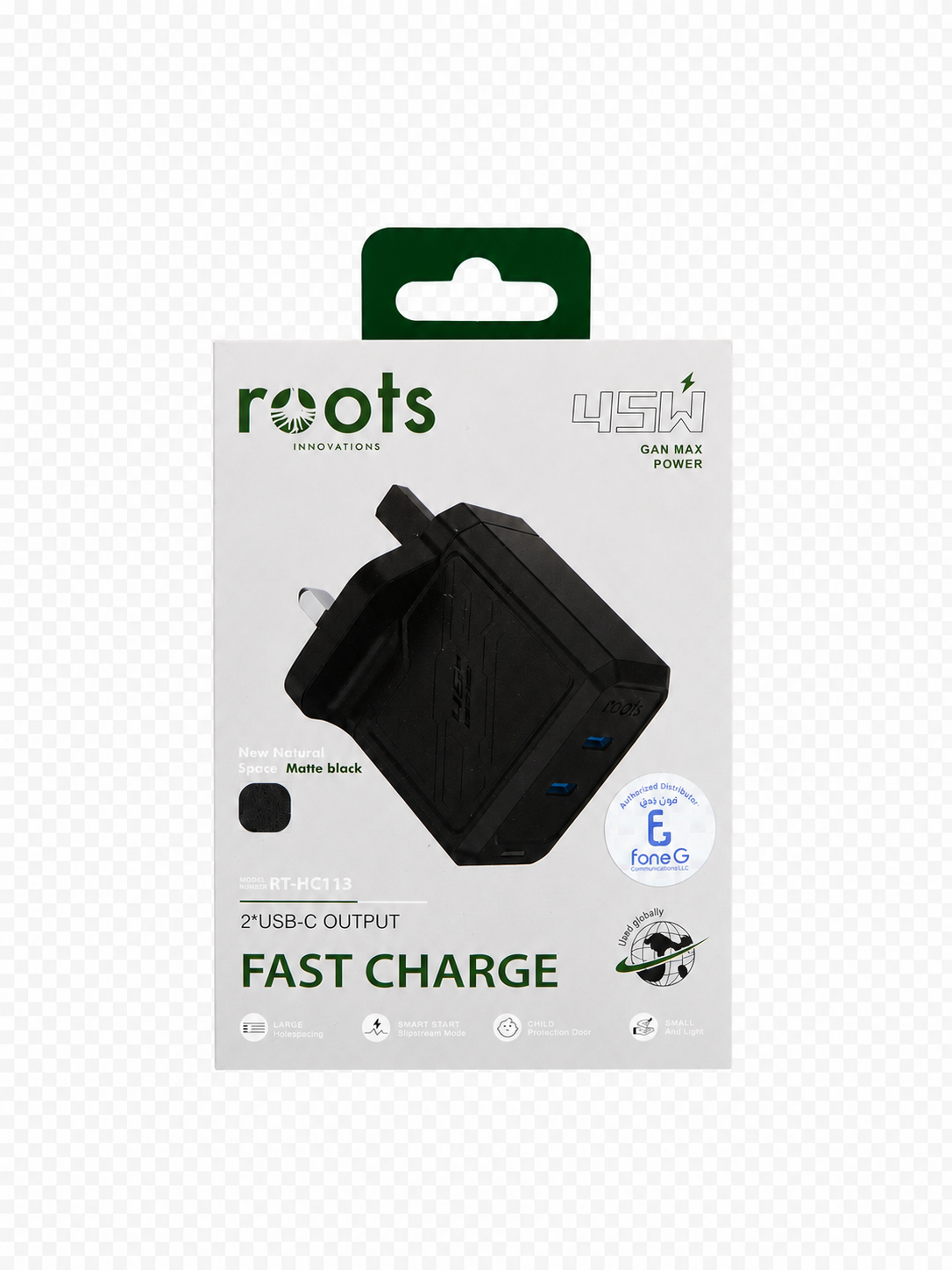 45W GaN fast charger